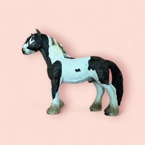 Schleich 2007 Tinker Stallion Brown White Clydesdale Gypsy Draft Horse